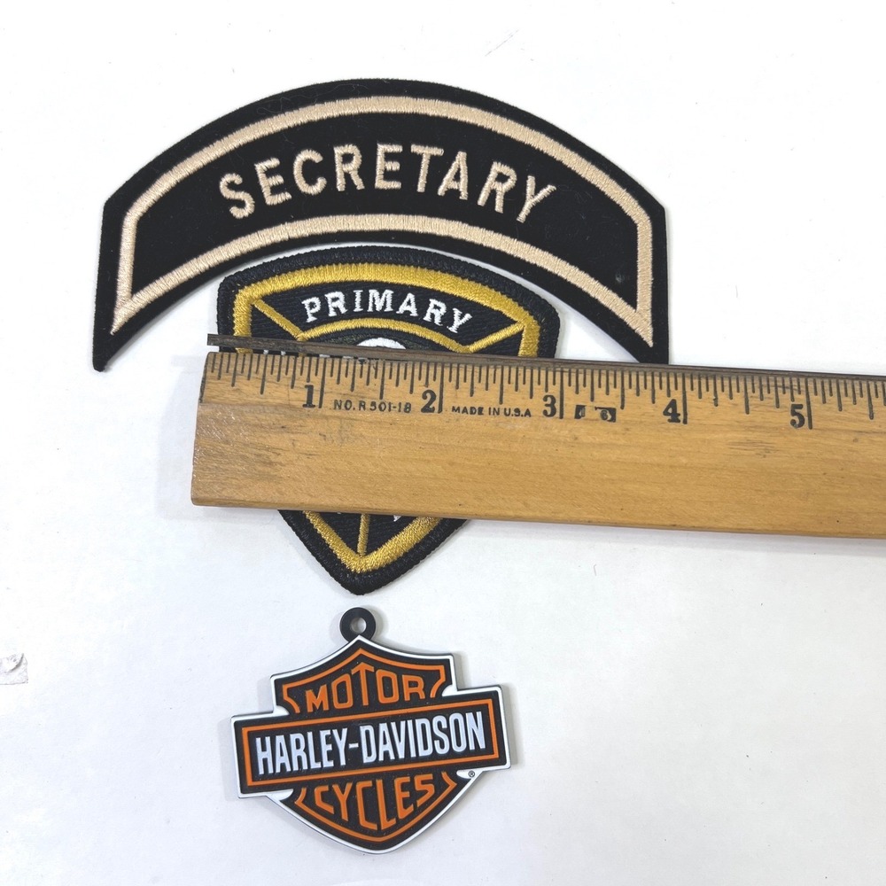 Harley Davidson HOG Secretary & Officer Training Patches Bar Shield Emblem Lot 3 - Picture 3 of 5